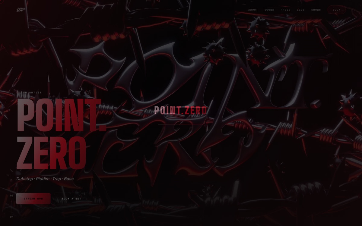 Point.Zero homepage